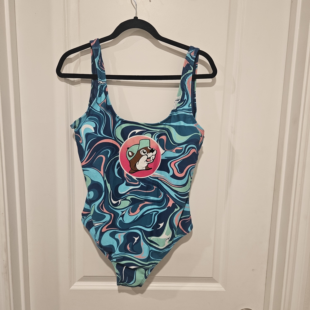 Buc-ee's Tie-dye One Piece Swimsuit Size M